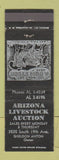 Matchbook Cover - Arizona Livestock Auction AZ WEAR
