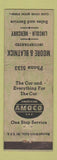 Matchbook Cover - Amoco oil gas Moore Blatnick Lincoln Mercury