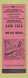 Matchbook Cover - Tiki Hut La Puente CA girlie WEAR