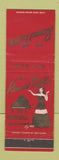 Matchbook Cover - The Round Table girlie Des Plaines IL