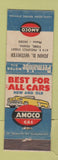 Matchbook Cover - Amoco oil gas John Witmyer York PA