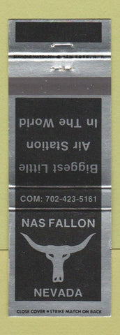 Matchbook Cover - NAS Fallon Air Station NV