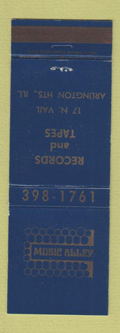 Matchbook Cover - Music Alley Arlington Heights IL