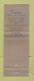 Matchbook Cover - Seaview Hotel Restaurant Riviera Beach FL WEAR