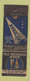 Matchbook Cover - Old Michigan Beer Grand Rapids MI WORN