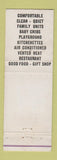 Matchbook Cover - Triangle Tourist Court motel Meridian MS