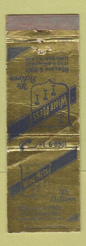 Matchbook Cover - Wine Mess Long Beach CA WEAR