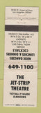 Matchbook Cover - Jet Strip Theatre club Los Angeles CA WORN