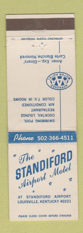 Matchbook Cover - Standiford Airport Motel Louisville KY