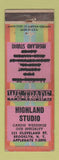 Matchbook Cover - Highland Studio Brooklyn NY WEAR