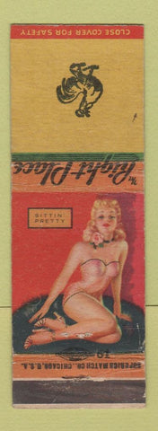 Matchbook Cover - Clubs pinup
