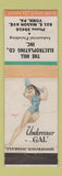 Matchbook Cover - Hill Electroplating Inc York PA pinup
