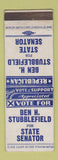 Matchbook Cover - Ben Stubblefield for State Senator