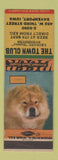 Matchbook Cover - The Town Club Davenport IA