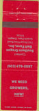 Matchbook Cover - Southern Oregon Balt Farm Grnats Pass OR agriculture