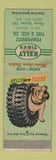 Matchbook Cover - Kelly Tires Green Bay WI WEAR
