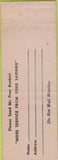 Matchbook Cover - Charles Weiss Estate Auditing New York City