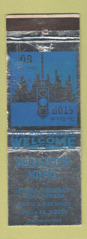 Matchbook Cover - Broadview Motel Reno NV