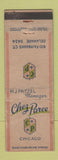 Matchbook Cover - Chez Paree Chicago IL WEAR