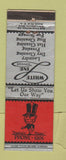 Matchbook Cover - White Line Luandry