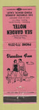 Matchbook Cover - Sea Garden Motel Pismo Beach CA