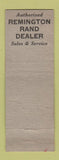 Matchbook Cover - Western Office Equipment Colorado Springs WEAR