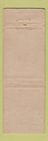 Matchbook Cover - Shaw's Union Bar Visalia CA WEAR