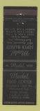 Matchbook Cover - Model Super Market Grocery East Chicago IN WEAR