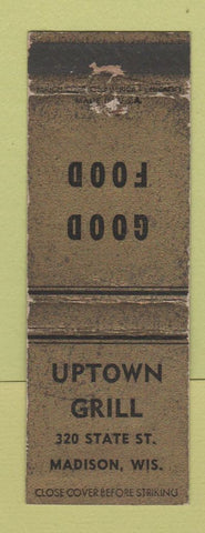 Matchbook Cover - Uptown Grill Madison WI WEAR