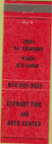 Matchbook Cover - Lephart Tire Auto Center Somerset PA