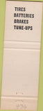 Matchbook Cover - Lephart Tire Auto Center Somerset PA