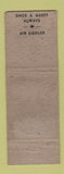 Matchbook Cover - Down Town Courts North Little Rock AR Bellhop WEAR