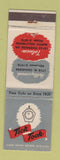Matchbook Cover - Tick Tock Hollywood North Hollywood CA