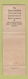 Matchbook Cover - Tick Tock Hollywood North Hollywood CA