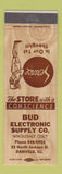 Matchbook Cover - Bud Electronic Supply Danville IL