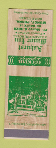 Matchbook Cover - Ashurst Manor Inn Muncy PA