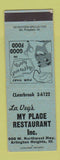 Matchbook Cover - My Place Restaurant Arlington Heights IL