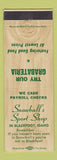 Matchbook Cover - Snowball's Sport Shop Blackfoot ID