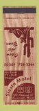 Matchbook Cover - Siesta Motel Brunswick ME