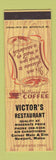 Matchbook Cover - Victor's Restaurant Newport ME