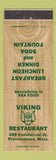 Matchbook Cover - Viking Restaurant Providencetown MA