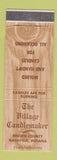 Matchbook Cover - Village Candlemaker Nashville IN