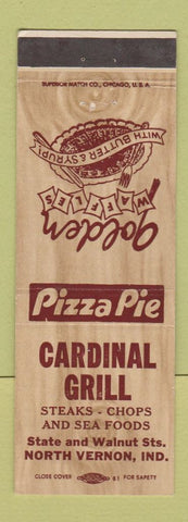 Matchbook Cover - Cardinal Grill North Vernon IN