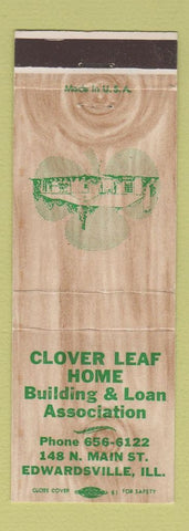 Matchbook Cover - Clover Leaf Home Building Loan Association Edwardsville IL