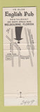 Matchbook Cover - Ye Olde English Pub Melbourne FL