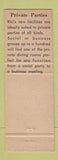 Matchbook Cover - Rici's Restaurant Princeton IL