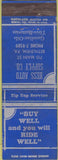 Matchbook Cover - Hess Auto Supply Bethlehem PA gas oil