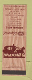 Matchbook Cover - Colonial Motel Fort Scott KS