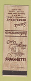 Matchbook Cover - Saro's Restaurant Titusville FL