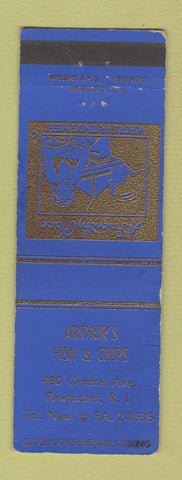 Matchbook Cover - Arthur's Fish & Chips Pawtucket RI